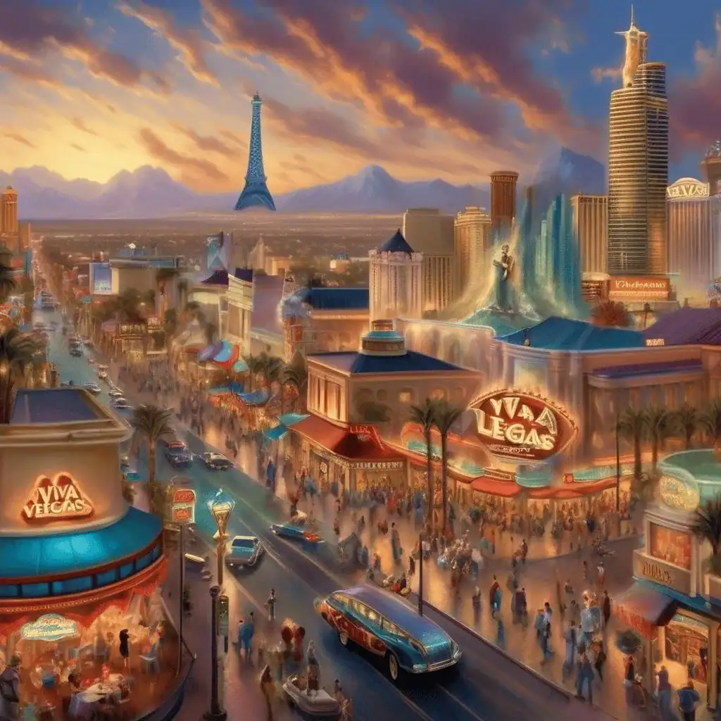 Viva Las Vegas – Thomas Kinkade
