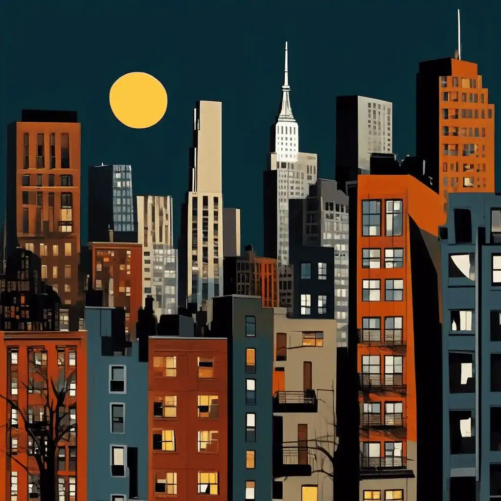 New Moon, New York – George Ault