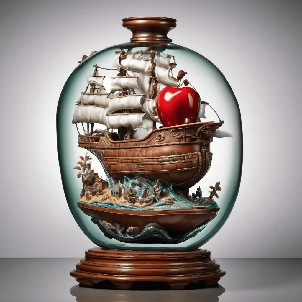 Ship in a Bottle – Billy Apple